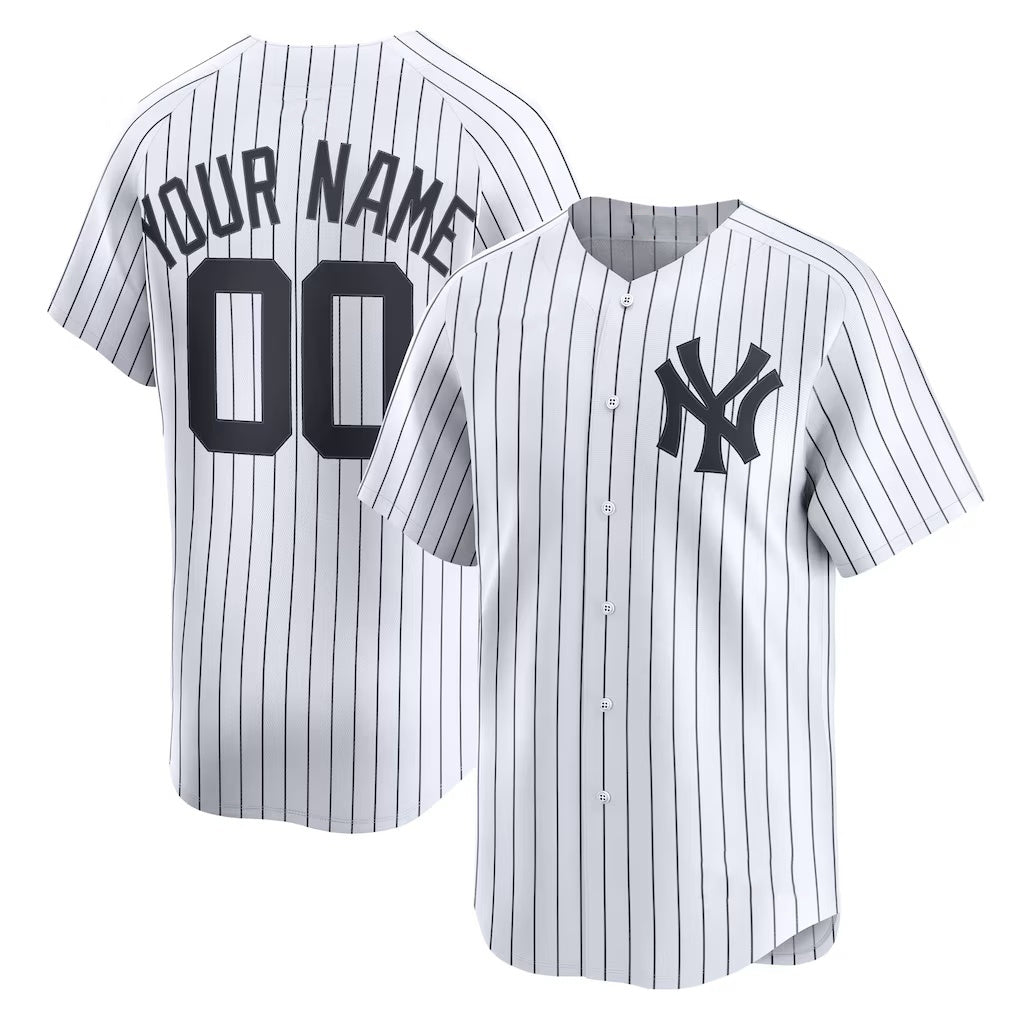 Custom New York Yankees White Fotopoulosg Home Limited Jersey