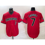 Arizona Diamondbacks #7 Corbin Carroll Red Fotopoulosg 2024 Cool Base Stitched Jersey