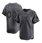 Custom New York Mets Graphite Fotopoulosg 2024 City Connect Limited Stitched Jersey