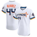 Houston Astros #44 Yordan Alvarez Player White Fotopoulosg City Connect Limited Elite Home Stitched Jerseys