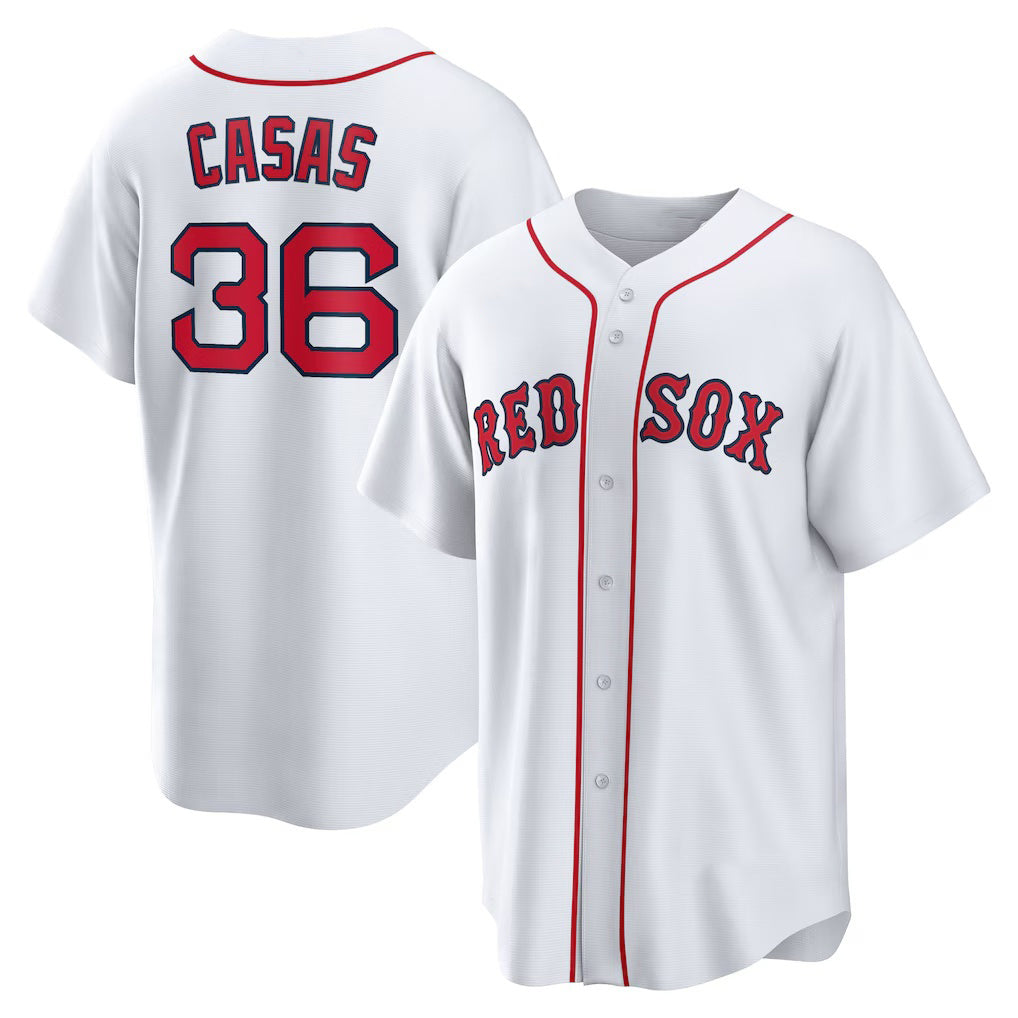 Boston Red Sox #36 Triston Casas White Fotopoulosg Home Replica Jersey