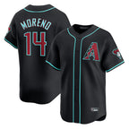 Arizona Diamondbacks #14 Gabriel Moreno Player Black Fotopoulosg Limited Home Game Stitched Jerseys