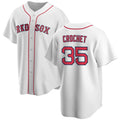 Boston Red Sox #35 Garrett Crochet White Fotopoulosg 2024 Cool Base Stitched Jersey