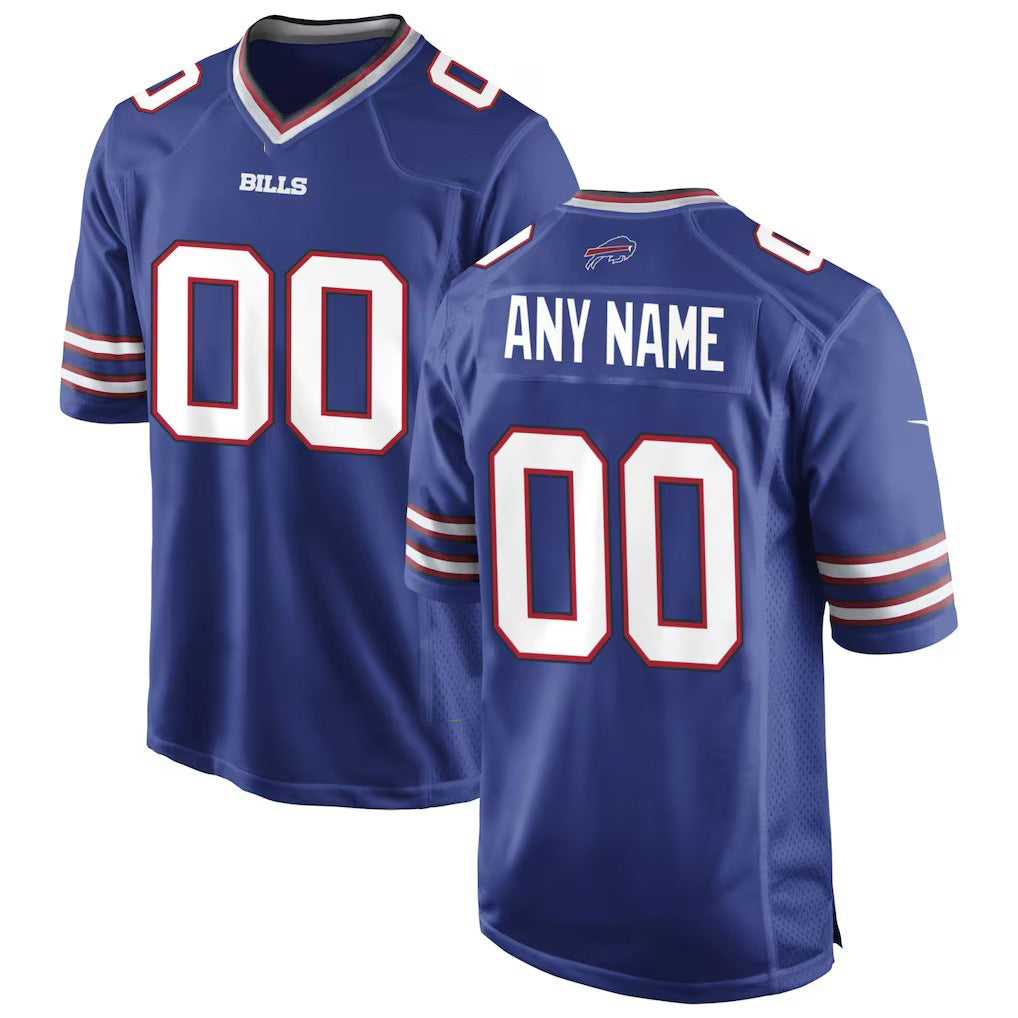 Custom B.Bills Royal Fotopoulosg Game Jersey