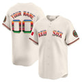 Custom Boston Red Sox Mexico Vapor Premier Limited Jersey ¨C Cream Fotopoulosg