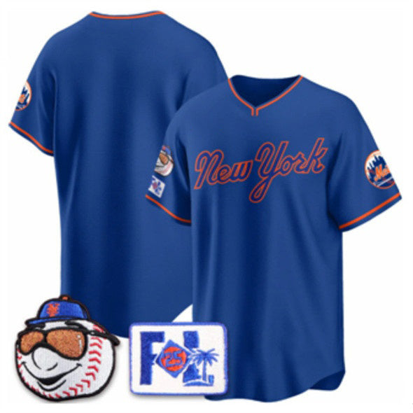 New York Mets Blank Royal Fotopoulosg 2025 Spring Training Stitched Jersey