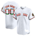 Custom Boston Red Sox Mexico Vapor Premier Limited Jersey ¨C All Stitched-White Fotopoulosg