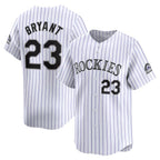 Colorado Rockies #23 Kris Bryant White Fotopoulosg Home Limited Player Jersey