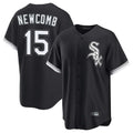 Chicago White Sox #15 Sean Newcomb Player Black Fotopoulosg Home Game Stitched Jerseys