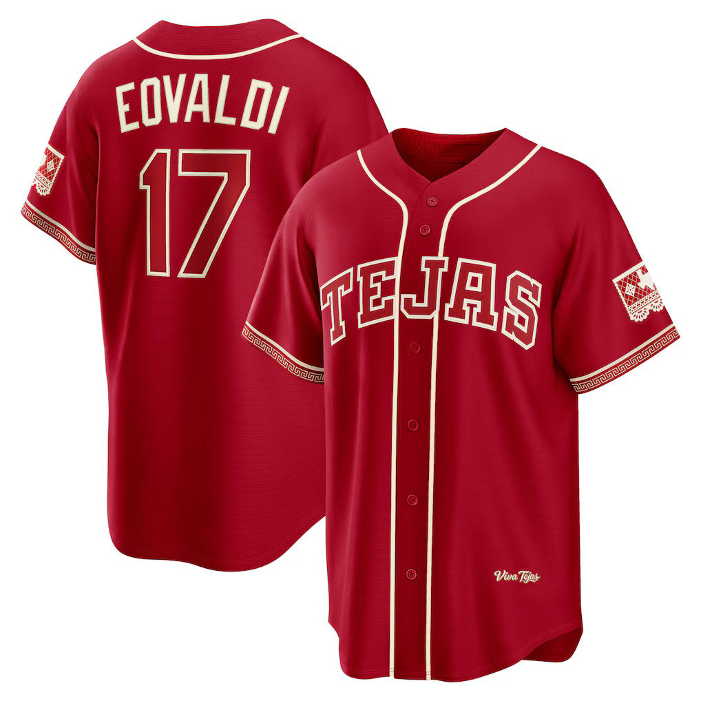 Texas Rangers #17 Nathan Eovaldi Red Fotopoulosg 2026 City Connect Stadium Jersey