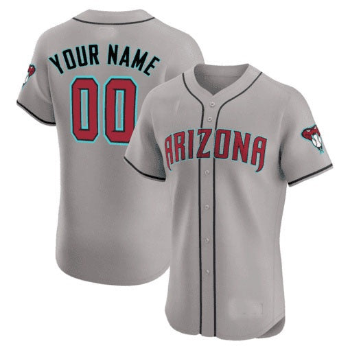 Custom Arizona Diamondbacks 2024 Flex Base Jersey ¨C All Stitched-Gray Fotopoulosg