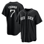 Boston Red Sox #7 Masataka Yoshida Player Black Fotopoulosg Home Game Stitched Jerseys