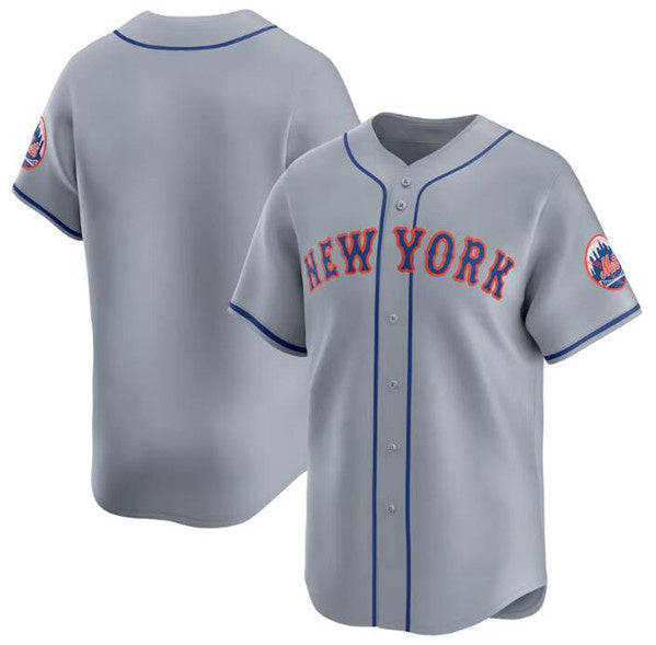 New York Mets Blank 2024 Gray Fotopoulosg Away Limited Stitched Jersey