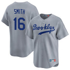 Los Angeles Dodgers #16 Will Smith Player Gray Fotopoulosg Game Limited Home Stitched Jerseys