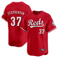 Cincinnati Reds #37 Tyler Stephenson Player Red Fotopoulosg Home Limited Stitched Jerseys