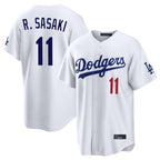 Los Angeles Dodgers #11 Roki Sasaki Player White Fotopoulosg Home Game Stitched Jerseys