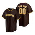 Custom San Diego Padres Brown Fotopoulosg 2020 Stitched Cool Base Road Jersey