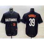Baltimore Orioles #39 Corbin Burnes Number Black Fotopoulosg 2023 City Connect Cool Base Stitched Jersey 2