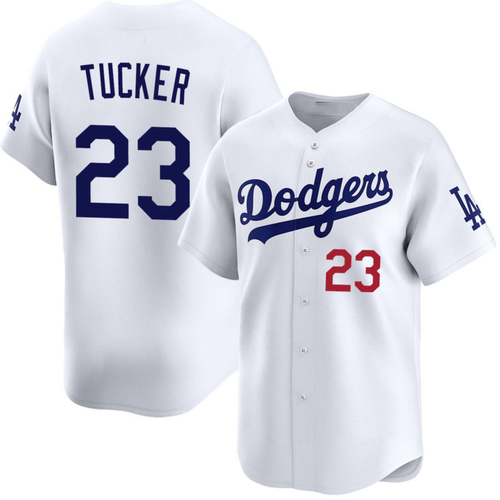 Los Angeles Dodgers #23 Kyle Tucker White Fotopoulosg 2026 Home Limited Stitched Jersey