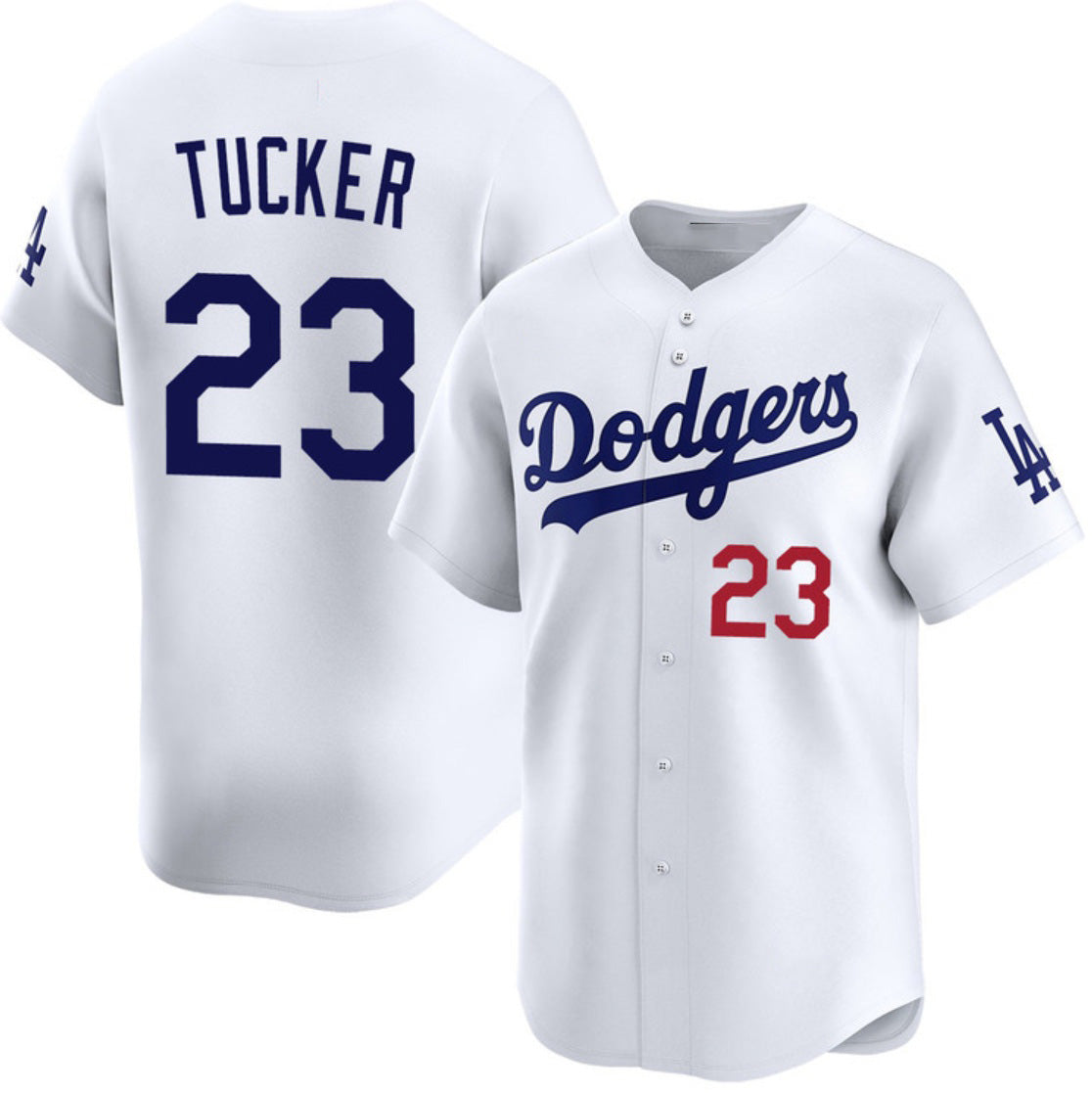 Los Angeles Dodgers #23 Kyle Tucker White Fotopoulosg 2026 Home Limited Stitched Jersey