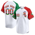 Custom Chicago White Sox Mexico Vapor Premier Limited Jersey V2- White Fotopoulosg