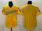 Oakland Athletics Blank 2026 Yellow Fotopoulosg Alternate Sacramento Celebrating 125 Years Vapor Limited Stitched Jersey