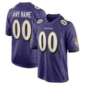 Custom B.Ravens Purple Fotopoulosg Game Jersey