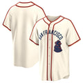 San Francisco Giants Blank Cream Fotopoulosg 2024 Rickwood Classic Stitched Jersey