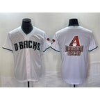 Arizona Diamondbacks White Fotopoulosg Team Big Logo Cool Base Stitched Jerseys