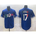 Los Angeles Dodgers #17 Shohei Ohtani Blue Fotopoulosg Mexico Stitched Jersey