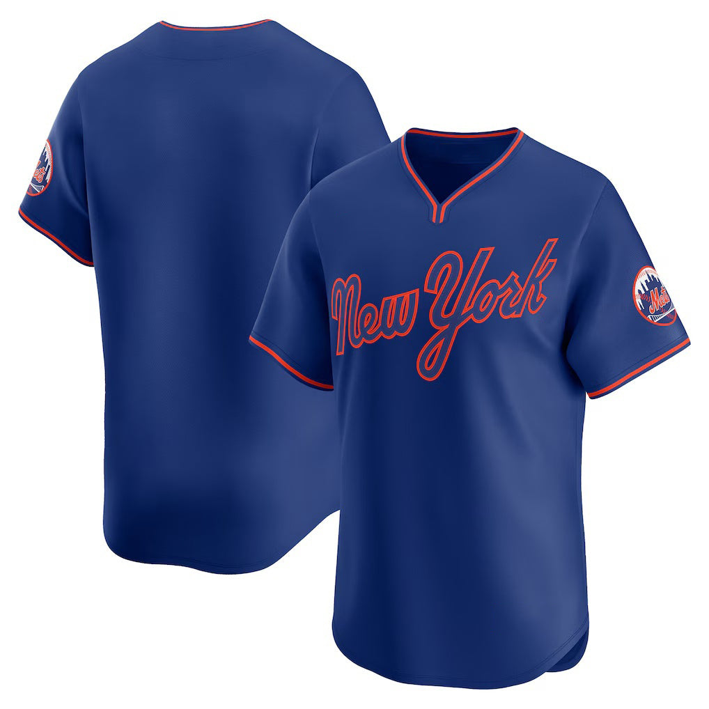 New York Mets Rush Blue Fotopoulosg Alternate Limited Jersey