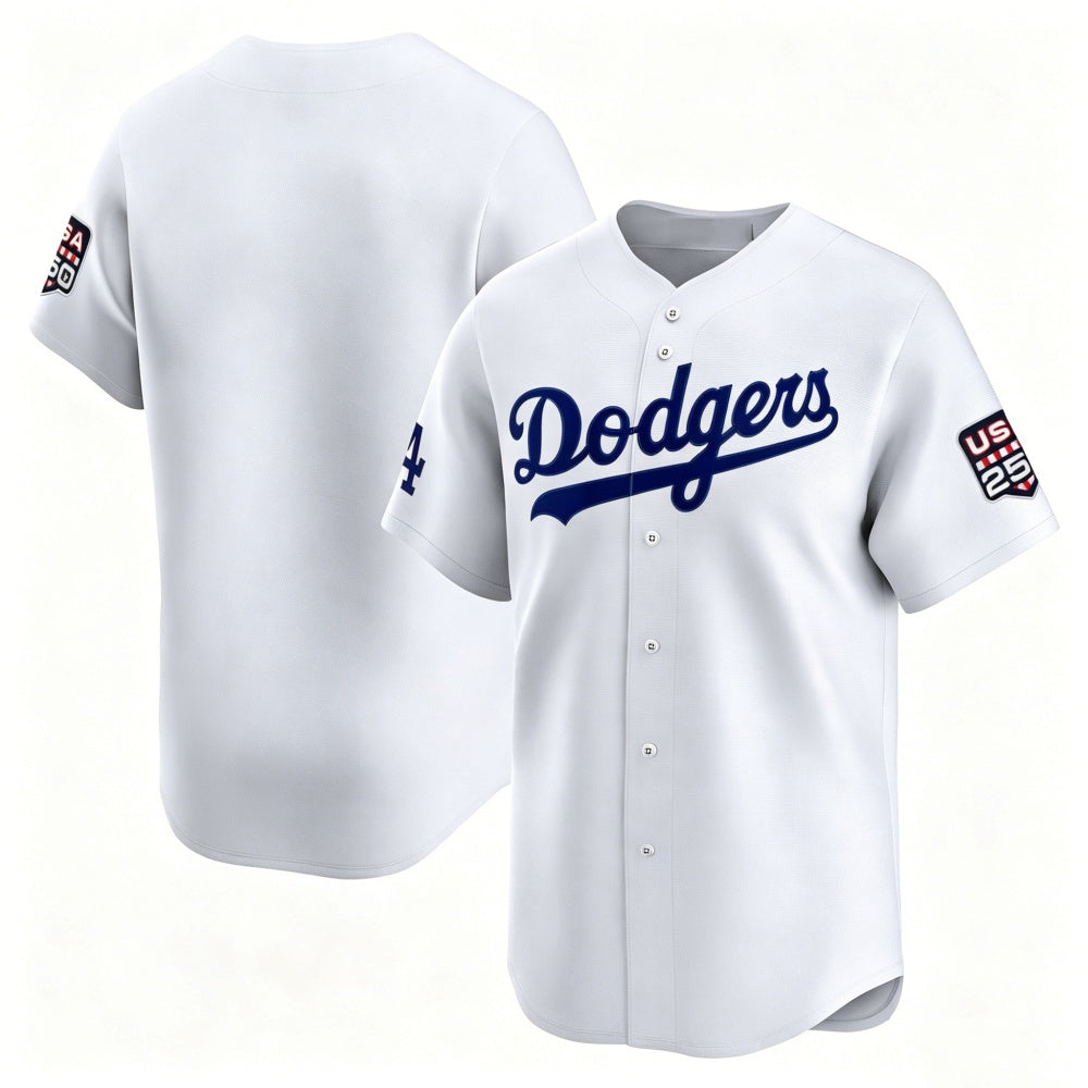 Los Angeles Dodgers White Fotopoulosg USA 250 Limited Stitched Jersey