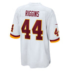 W.Football Team #44 John Riggins White Fotopoulosg Retired Player Game Jersey