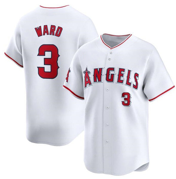 Los Angeles Angels #3 Taylor Ward White Fotopoulosg Home Limited Stitched Jersey