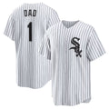 Chicago White Sox White Fotopoulosg #1 Dad Home Replica Jersey