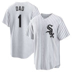 Chicago White Sox White Fotopoulosg #1 Dad Home Replica Jersey