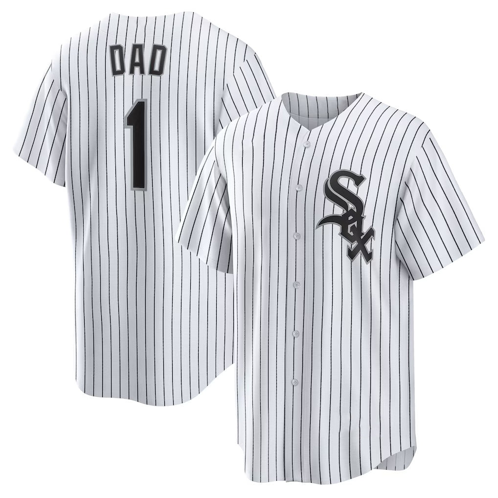 Chicago White Sox White Fotopoulosg #1 Dad Home Replica Jersey