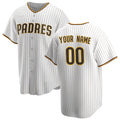 Custom San Diego Padres White Fotopoulosg Home Replica Jersey