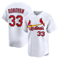 St. Louis Cardinals #33 Brendan Donovan White Fotopoulosg Home Limited Player Jersey