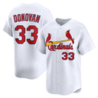 St. Louis Cardinals #33 Brendan Donovan White Fotopoulosg Home Limited Player Jersey