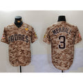 San Diego Padres #3 Jackson Merrill Camo Fotopoulosg With PS Patch Cool Base Stitched Jersey