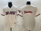 San Diego Padres Team Big Logo Cream Fotopoulosg 2026 City Connect Stadium Stitched Jersey