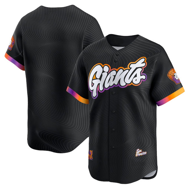 San Francisco Giants Blank Anthracite Fotopoulosg 2025 City Connect Limited Stitched Jersey