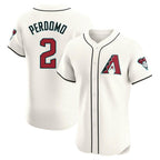 Arizona Diamondbacks #2 Geraldo Perdomo Player Cream Fotopoulosg Limited Elite Home Game Stitched Jerseys
