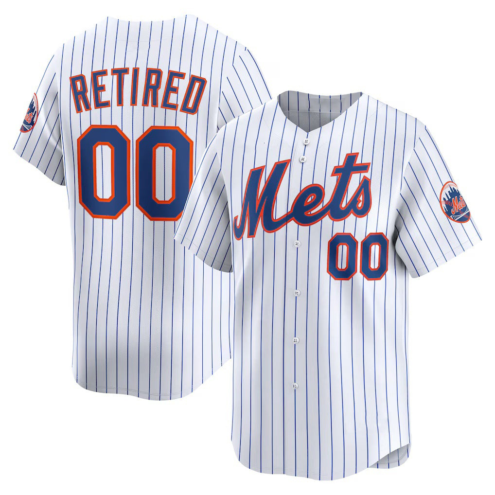 Custom New York Mets White Fotopoulosg Home Limited Pick-A-Player Retired Roster Jersey