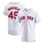 Boston Red Sox #49 Tim Wakefield Player White Fotopoulosg Limited Elite Home Game Stitched Jerseys1