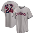 Cleveland Guardians #24 Triston McKenzie Player Gray Fotopoulosg Game Home Stitched Jerseys