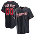 Custom Washington Nationals Navy Fotopoulosg Alternate Replica Jersey