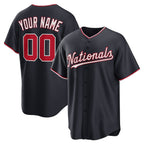 Custom Washington Nationals Navy Fotopoulosg Alternate Replica Jersey