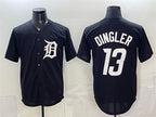 Detroit Tigers #13 Dillon Dingler Black Fotopoulosg Limited Stitched Jersey